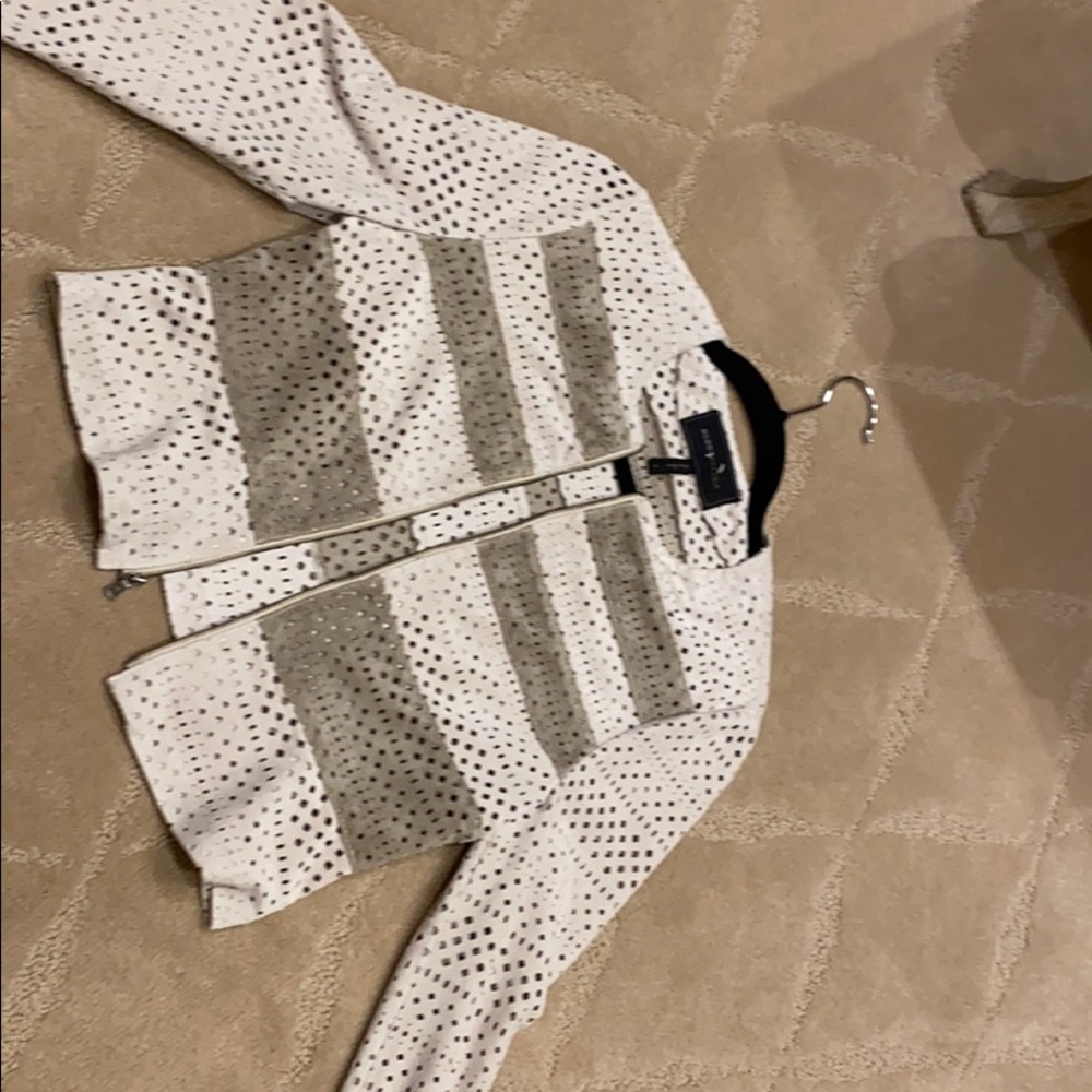 BcBg laser cut jacket